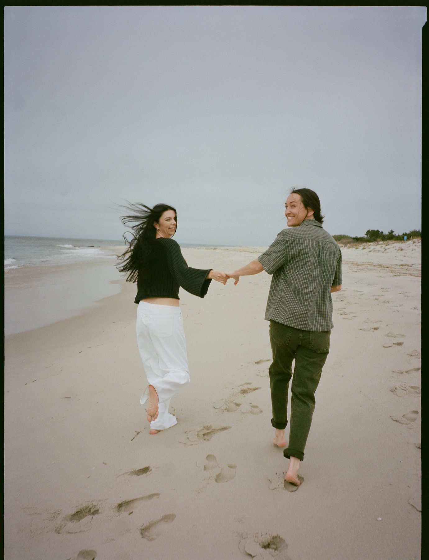 Autumn and Shannon on the beach